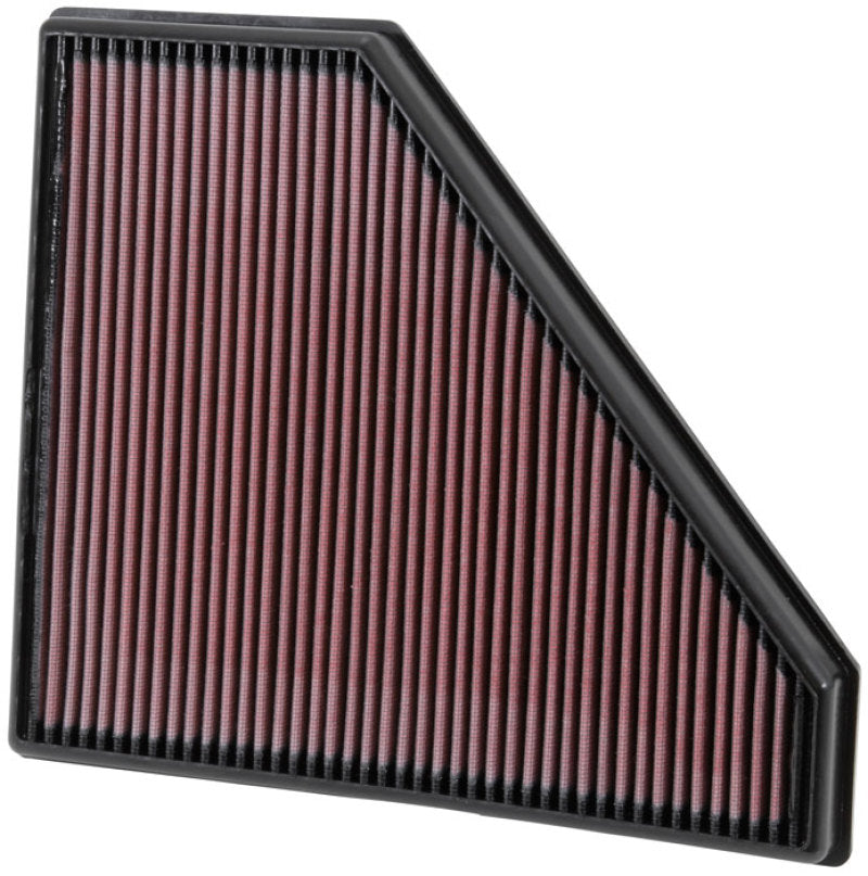 K&N Replacement Panel Air Filter for 2013-2014 Cadillac ATS and CTS - High-Flow Washable Air Filter Part 33-2496