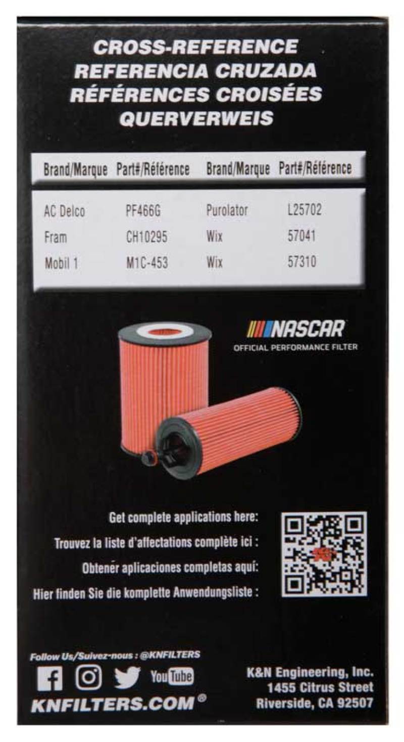 K&N Engineering HP-7018 Cartridge Oil Filter for Ford, Toyota, Lexus Vehicles