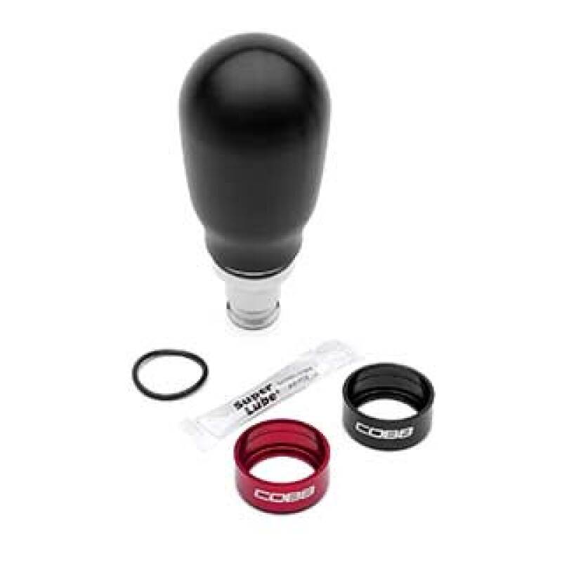 COBB 2H1370-BK Tall Weighted 6-Speed Shift Knob for Honda Civic Type R 2017-2021, Black