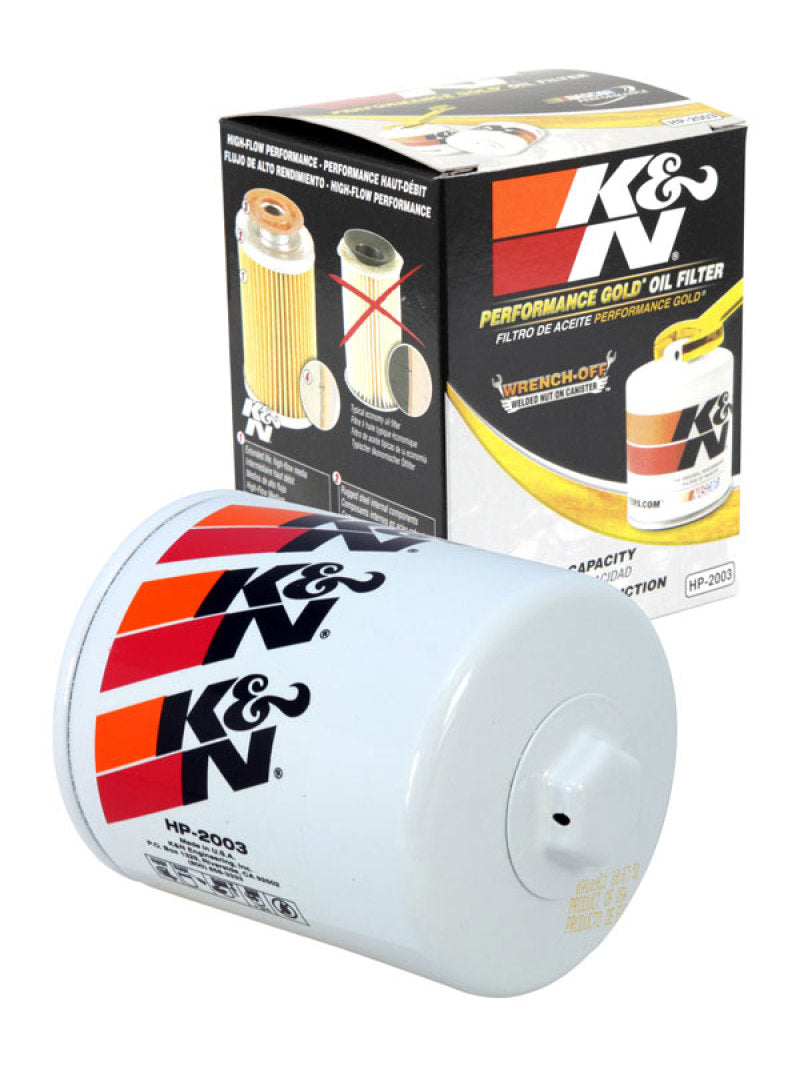 K&N Engineering HP-2003 Premium Oil Filter for Pontiac Firebird (1975-1979)