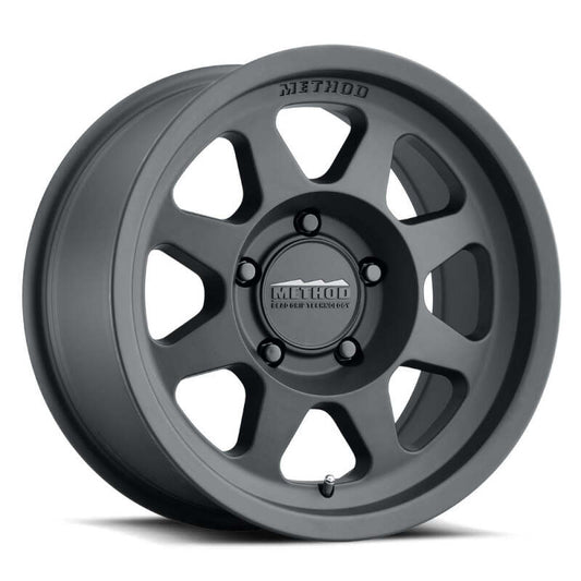 Method MR701 16x6.5 Inch Matte Black Off-Road Wheel with 90mm Offset and 6x180 Bolt Pattern