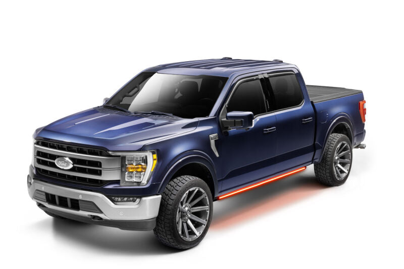 AMP Research PowerStep Vision Lighted Electric Running Boards for 2021-2025 Ford F-150 SuperCrew by AMP Research Part #96152-01A