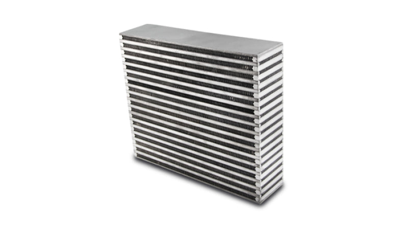 Vibrant Horizontal Flow Intercooler Core 14 x 11.75 x 3.5 Inches - Premium Aluminum for Automotive Performance