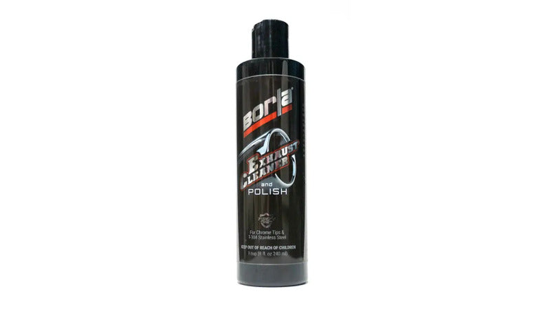 Borla Exhaust Cleaner & Polish - 8 oz. Bottle for Stainless Steel and Chrome Exhaust Tips