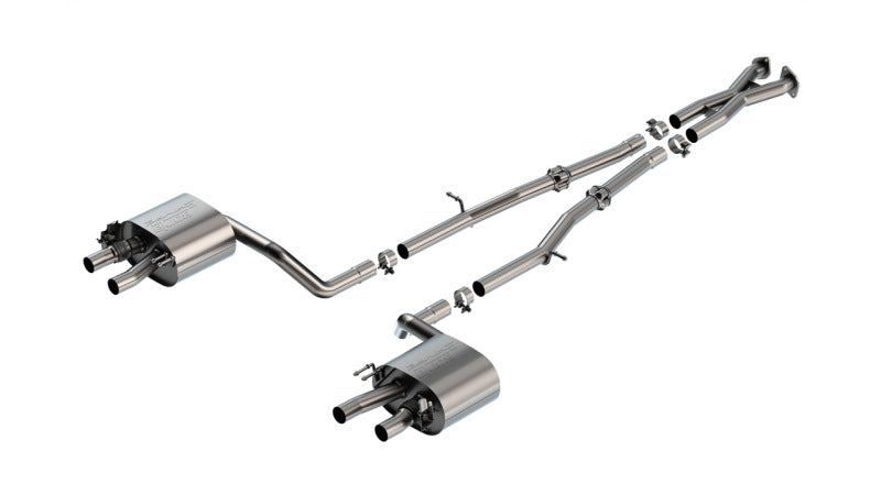 Borla S-Type Cat-Back Exhaust System for 2022-2023 Kia Stinger 3.3L V6 Turbo