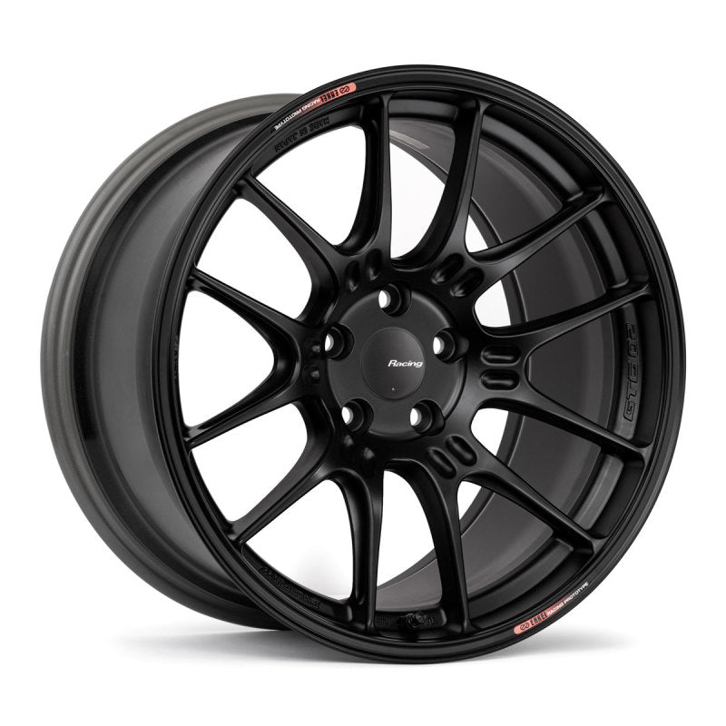 Enkei GTC02 19x10.5 Inch Matte Black Wheel with 5x112 Bolt Pattern and 34mm Offset