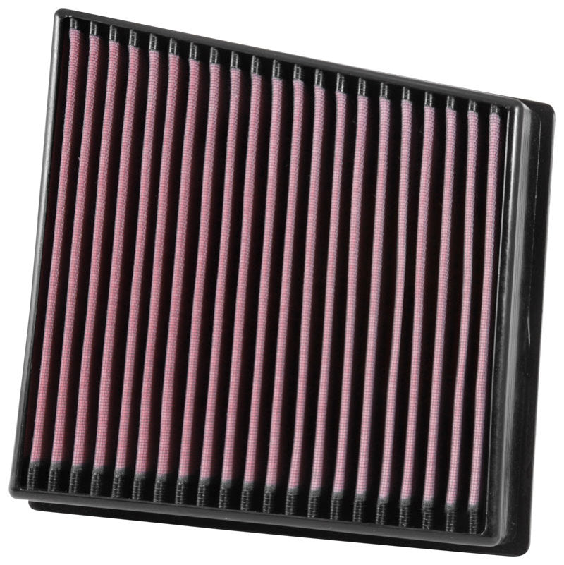 K&N Engineering Part 33-5065 High-Flow Replacement Drop-In Air Filter for Chevrolet Silverado 2500HD and GMC Sierra 2500HD (2017)