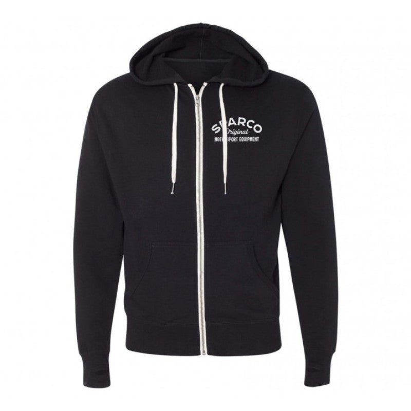 SPARCO ZIP Garage Black Sweatshirt Medium - Comfortable Automotive Apparel