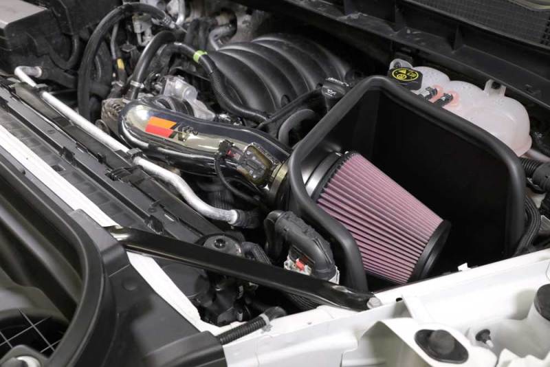 K&N Engineering 77-3110KP Performance Cold Air Intake System for Chevrolet Silverado 1500 and GMC Sierra 1500 V8-5.3/6.2L