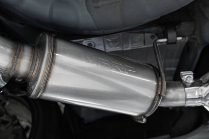 MBRP Armor Pro Series 3-inch Cat-Back Dual Split Rear Exhaust System with Carbon Fiber Tips for Subaru WRX (2022-2024)