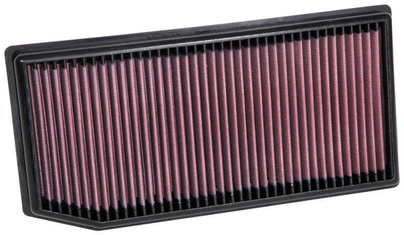 K&N Engineering 33-3142 High-Flow Reusable Air Filter for Mercedes-Benz E350, GLC300, GLE350 and C300