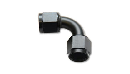 Vibrant -8AN Female 90 Degree Union Adapter | Anodized Black - Part 10733