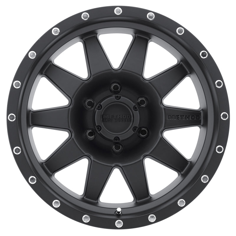 Method MR301 Standard 17x9 Black Wheel with 6x5.5 Bolt Pattern and -12mm Offset