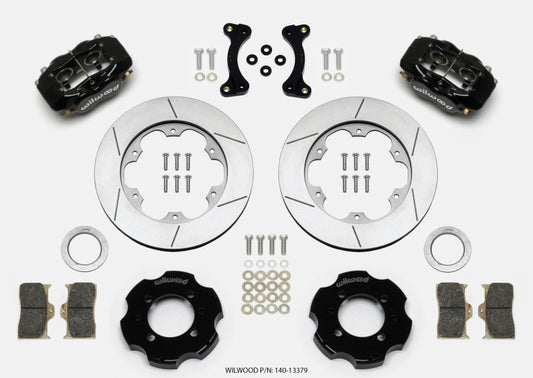 Wilwood Forged Dynalite Front Hat Kit with 11-inch GT Rotors for 2001-2003 Mazda Miata