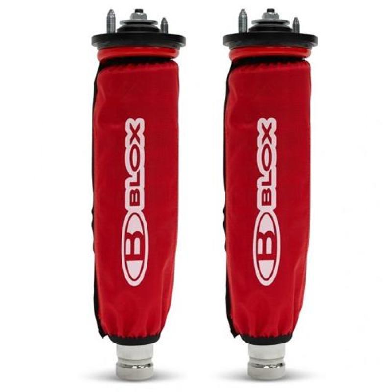 BLOX Racing Red Coilover Covers Pair - Part BXSS-00100-CCR