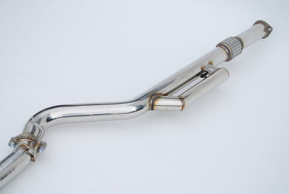 Invidia 2022+ Subaru WRX N1 Twin Outlet Single Layer Stainless Steel Tip Cat-Back Exhaust