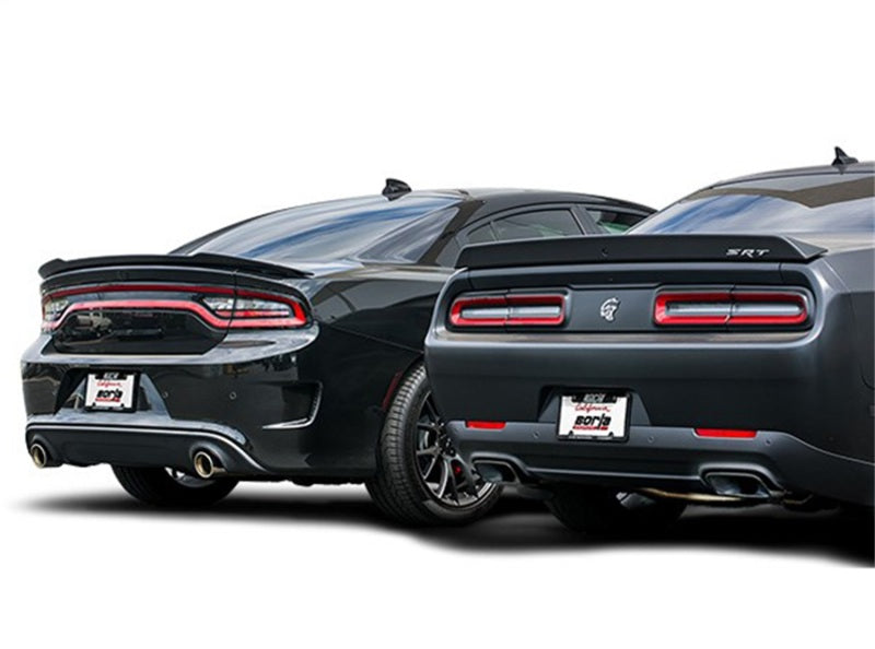Borla ATAK Cat-Back Exhaust System for Dodge Challenger SRT Hellcat 6.2L V8 (2015-2023) with Valve Simulators