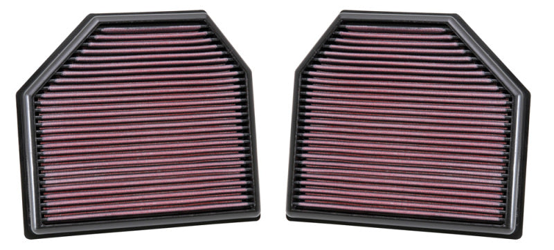 K&N Replacement Air Filter for 2011-2015 BMW M3 M4 M5 M6 3.0L & 4.4L V8 | Part Number 33-2488