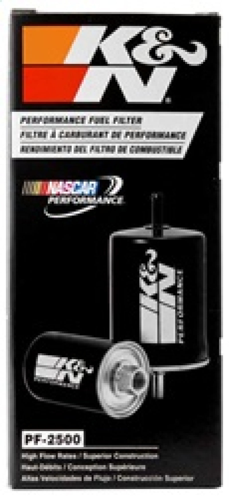 K&N Engineering PF-2500 Cellulose Media Fuel Filter for Chevrolet Trucks and SUVs