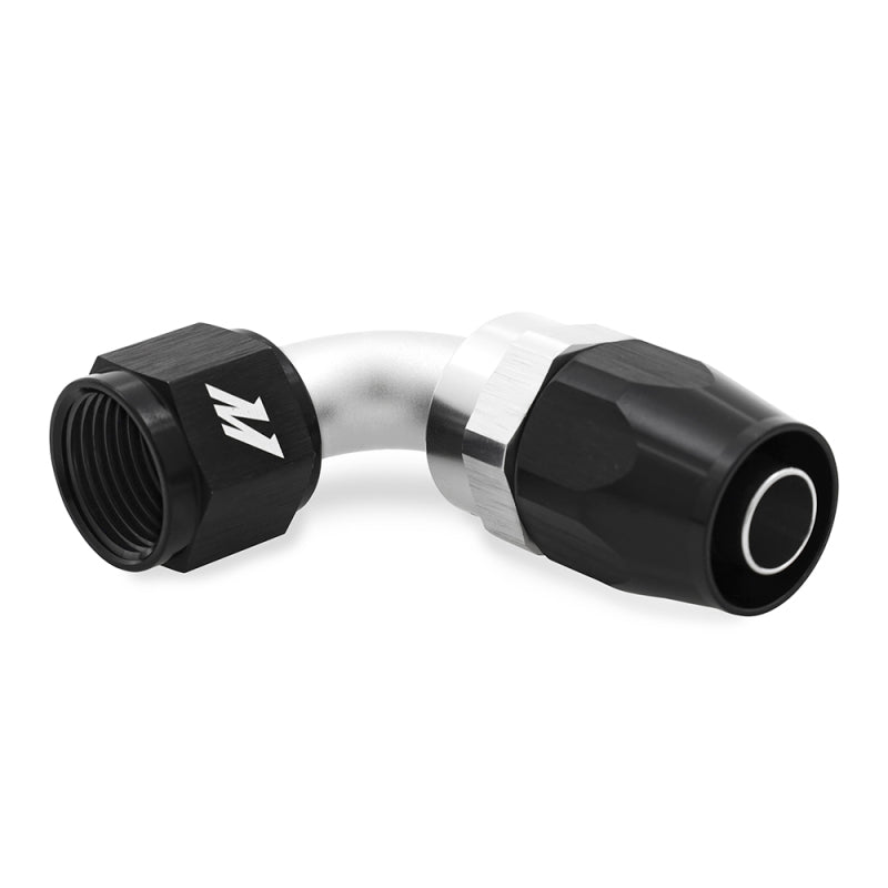 Mishimoto Aluminum -10AN 90 Degree Fitting - Black for Automotive Fluid Lines