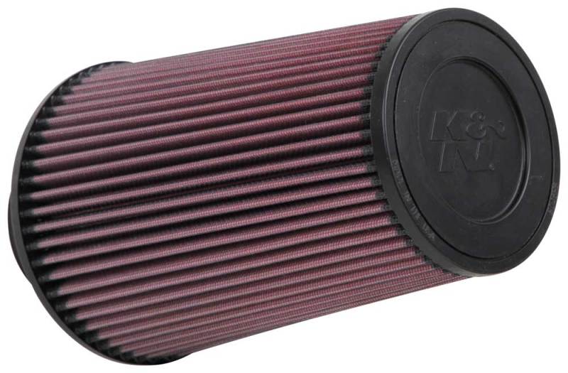 K&N Engineering Universal Rubber Air Filter – 3 Inch Flanged, 6 Inch Outer Diameter, 4-5/8 Inch Outer Diameter Top, 9 Inch Length