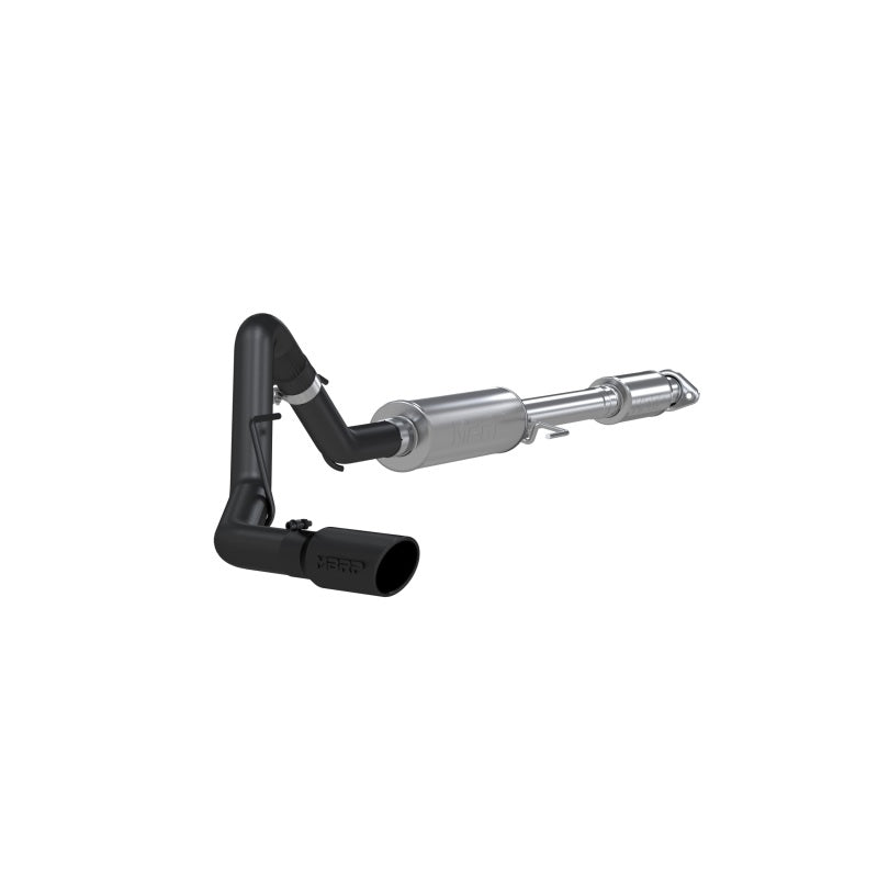MBRP Armor BLK Series 3-inch Cat Back Exhaust System for 2015-2016 Ford F-150 5.0L, Single Side Exit with Black Coating