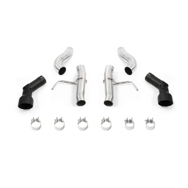 Mishimoto 2016+ Chevrolet Camaro 2.0T Dual-Tip Race Axle-Back Exhaust with Black Tips