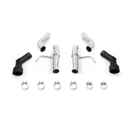 Mishimoto 2016+ Chevrolet Camaro 2.0T Dual-Tip Race Axle-Back Exhaust with Black Tips