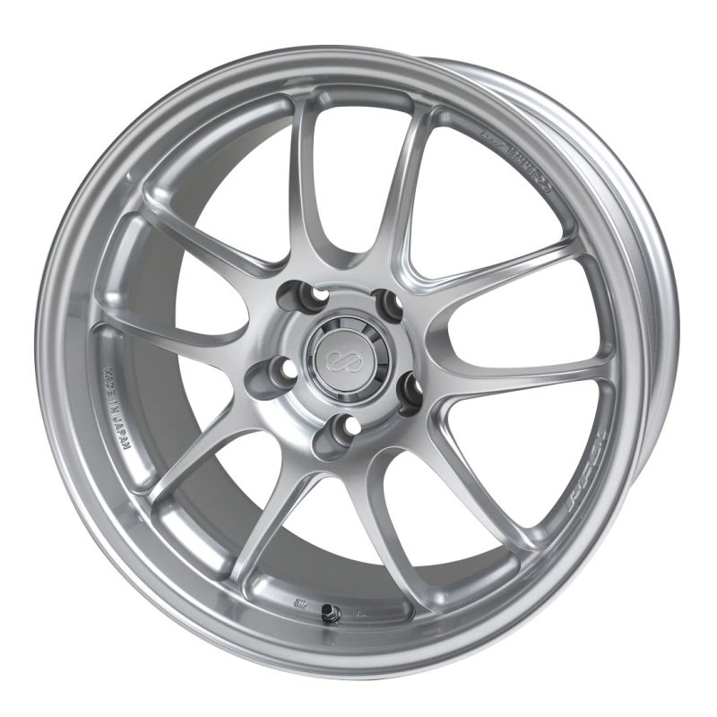 Enkei PF01 17x7 Silver Wheel with 4x100 Bolt Pattern and +38mm Offset