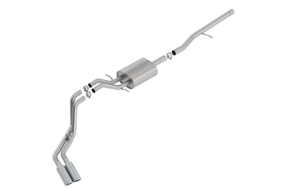 Borla ATAK Cat-Back Exhaust System for 2014-2018 Chevrolet Silverado and GMC Sierra 1500 5.3L V8