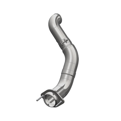 MBRP Armor Lite Turbo Down Pipe for 2011-2013 Ford F-250 Super Duty 6.7L Powerstroke – 4-inch Diameter, Aluminized Steel, Fully Sealed Tubing