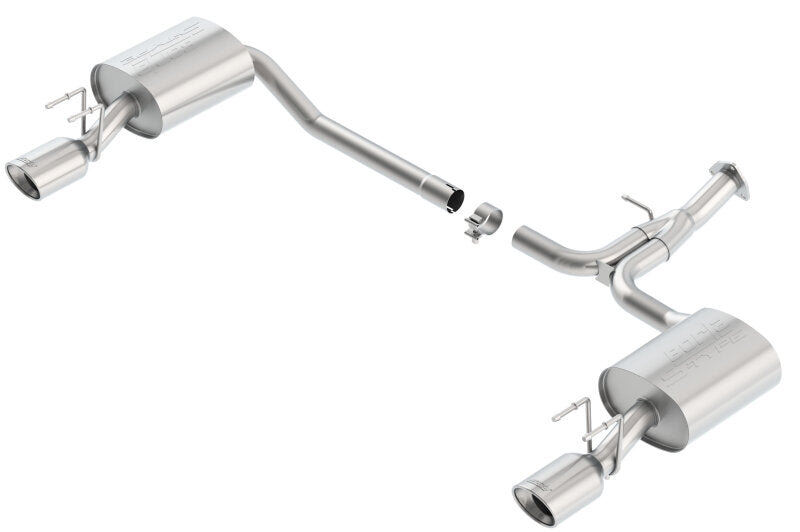 Borla Axle-Back Exhaust System for 2013-2017 Honda Accord Coupe with Dual Rear Exit - Part #11853