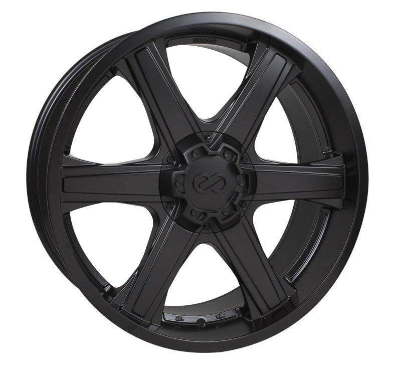 Enkei BHAWK 22x9.5 Black Alloy Wheel with 6x139.7 Bolt Pattern and 30mm Offset