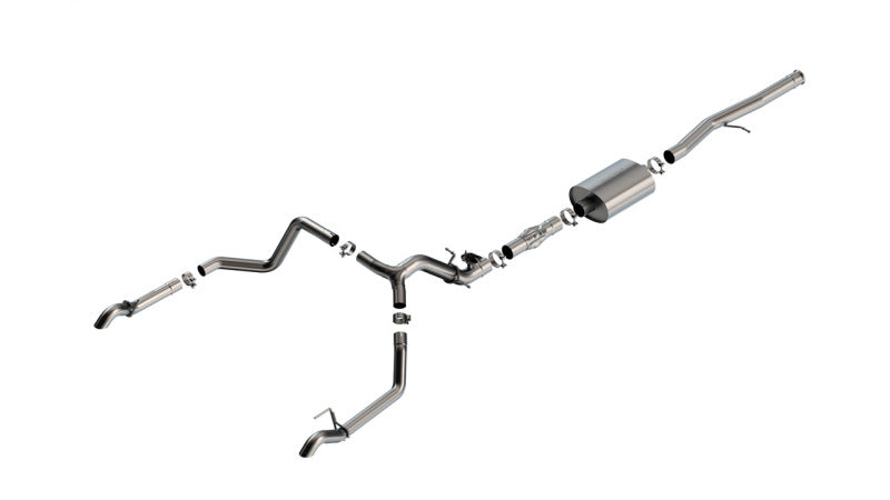 Borla ATAK Cat-Back Exhaust System for Chevrolet Silverado 1500 ZR2 & GMC Sierra 1500 AT4X 6.2L V8