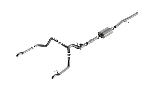 Borla ATAK Cat-Back Exhaust System for Chevrolet Silverado 1500 ZR2 & GMC Sierra 1500 AT4X 6.2L V8