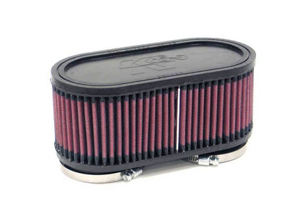 K&N Engineering Universal Air Filter - 2 3/8 Inch Dual Flange, 107mm Center-to-Center, 3 Inch Height for Suzuki GS500