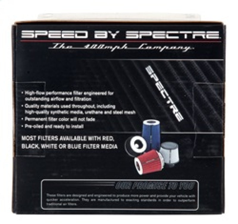 Spectre Adjustable Conical Air Filter 5-1/2 inch Tall - Fits 3, 3-1/2, and 4 Inch Tubes
