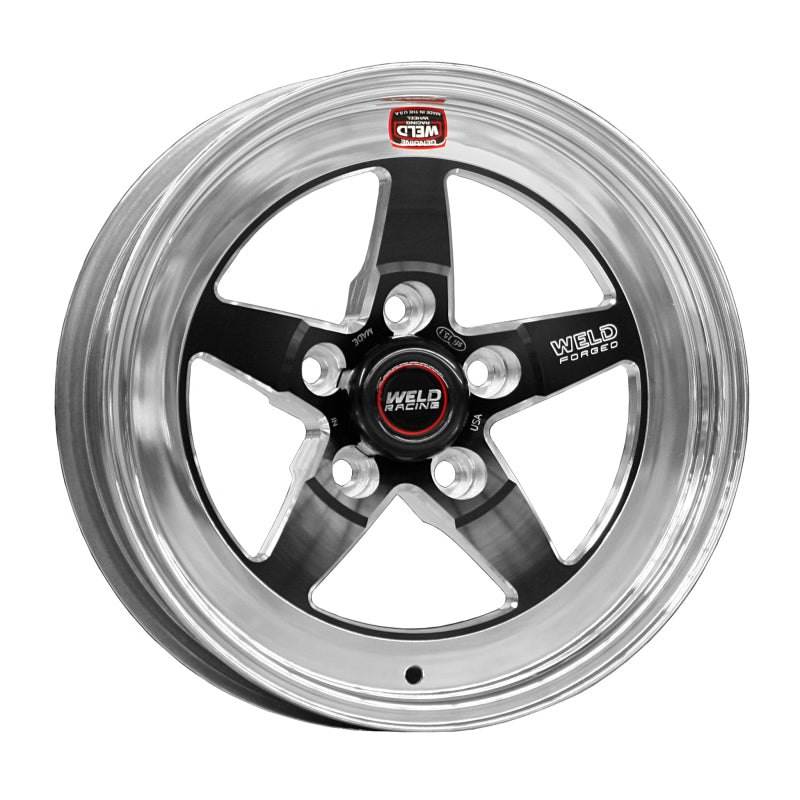 Weld S71 15x10 Inch Black Modular Wheel for Ford Mustang – Medium Pad, 5x4.5 Bolt Pattern, 7.5-Inch Backspace