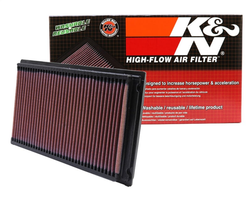K&N Engineering 33-2031-2 High-Flow Drop-In Air Filter for Nissan Maxima and Infiniti 3.0L / 3.5L Engines