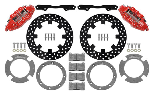 Wilwood 17-21 Can-Am X3RS Rear Brake Kit with 6-Piston Calipers and 11.25 Inch Drilled Rotors