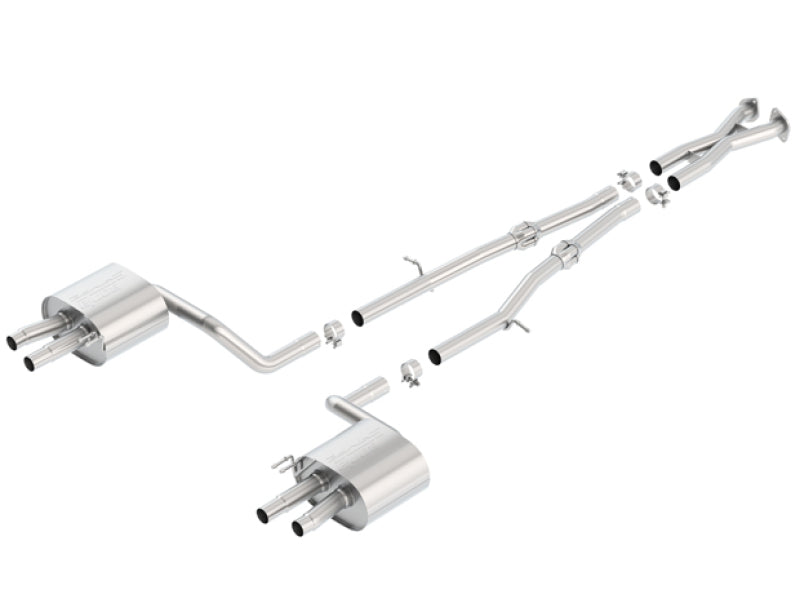Borla S-Type Cat-Back Exhaust System for 2018-2021 Kia Stinger 3.3L V6 Turbo