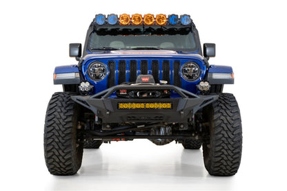 Addictive Desert Designs Stealth Fighter Front Bumper for Jeep JL 2018-2023 with Winch and Light Bar Mounts