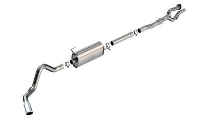 Borla 17-22 Ford F-250/F-350 Super Duty 6.2L V8 ATAK Cat-Back Exhaust System - Dual 2.75" into Single 3.5"
