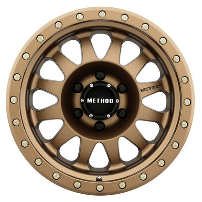 Method Wheels MR304 Double Standard 17x8.5 Bronze Wheel with 6x5.5 Bolt Pattern and 0mm Offset