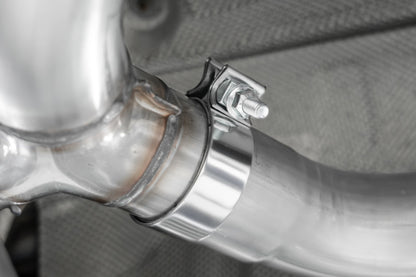 MBRP Armor Pro Series 17-21 BMW M240i 3.0L Dual Rear Exit Exhaust System with T304 Stainless Steel and Carbon Fiber Tips