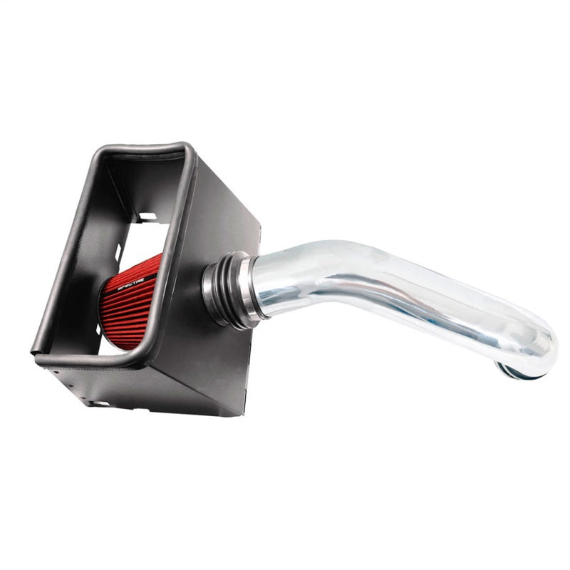 Spectre 09-18 Dodge Ram 1500/2500 V8-5.7L F/I Air Intake Kit with Red Filter and Polished Aluminum Tubing