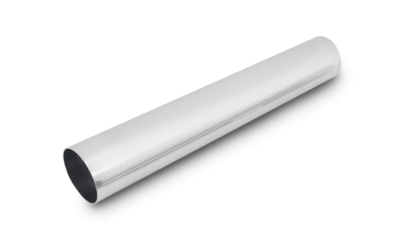 Vibrant 3.25 inch OD Universal Aluminum Tubing - Polished, Straight, 18 inches Long