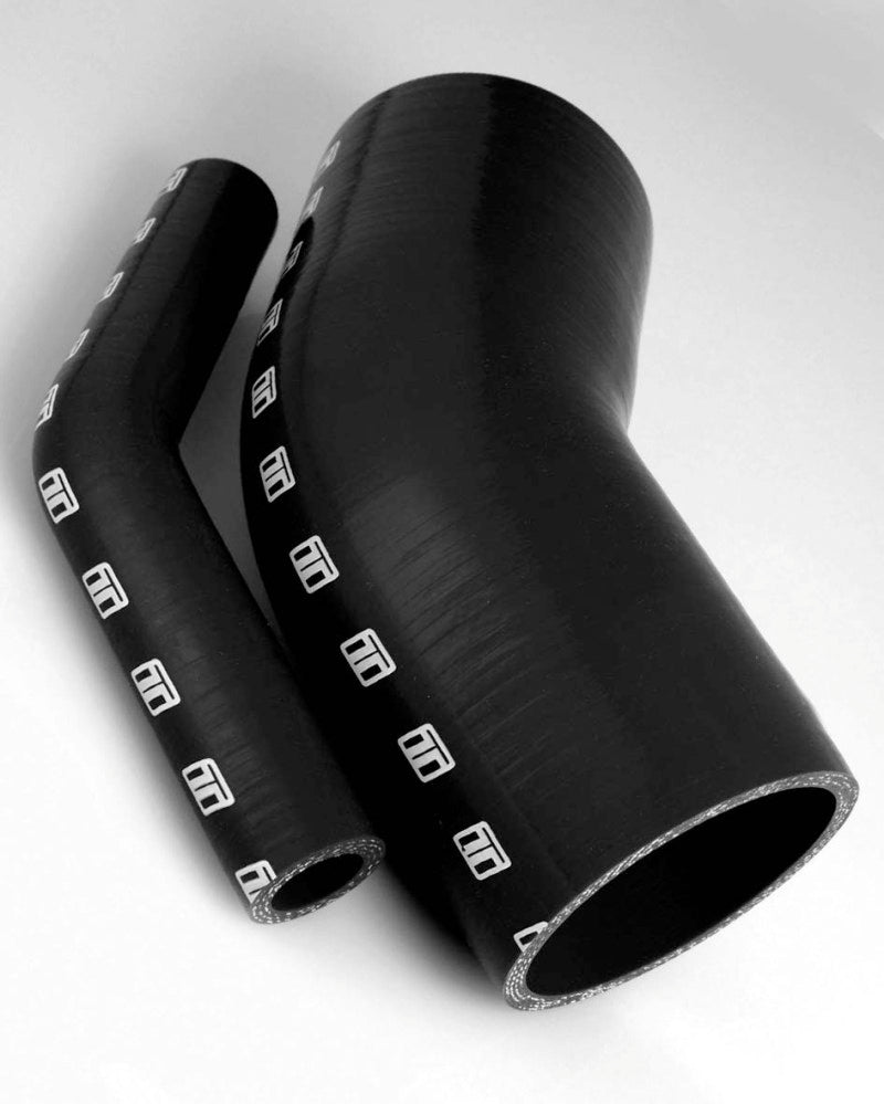 Turbosmart 45 Degree Silicone Hose - Black, 2.75 inch diameter, Part TS-HE45275-BK