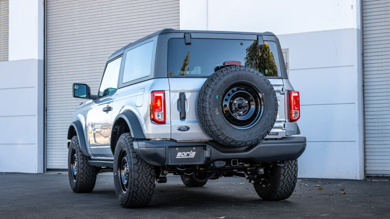Borla 21-22 Ford Bronco 2.7L T-304 Stainless Steel Touring Cat-Back Exhaust System