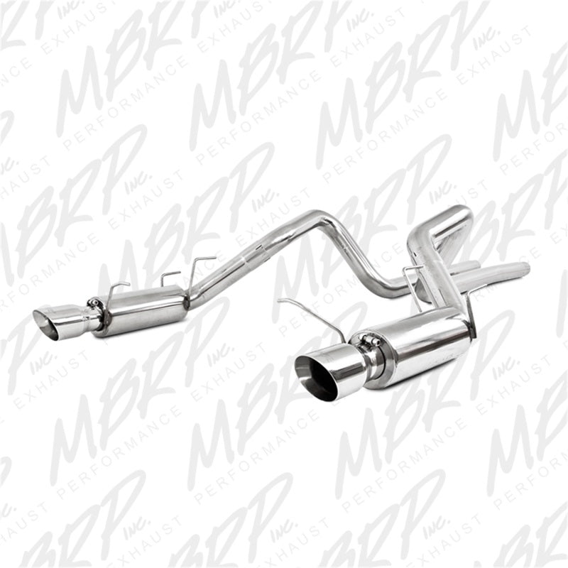 MBRP Armor Pro Series Cat Back Exhaust System for 2011-2012 Ford Shelby GT 500 – 3 Inch Dual Split Rear Exit with 4.5 Inch Tips